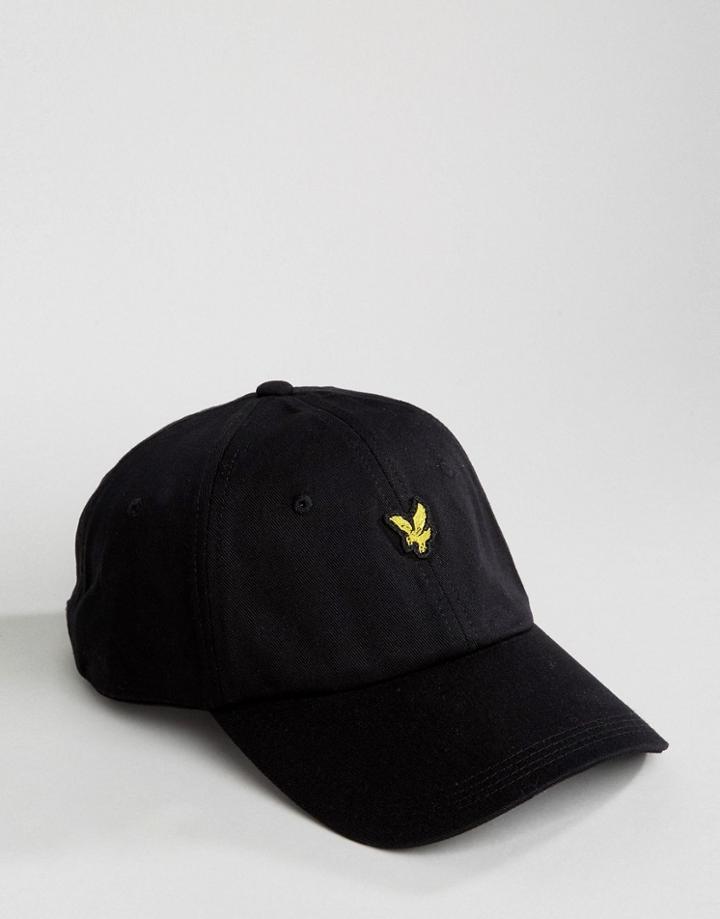 Lyle & Scott Baseball Cap In Black - Black