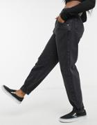Pull & Bear Slouch Fit Jeans In Black