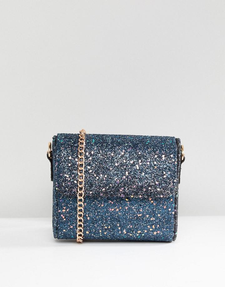New Look Glitter Clutch - Multi