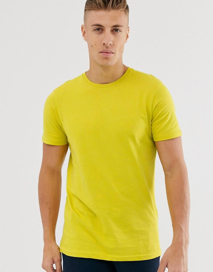 Cotton On Essential Crewneck T-shirt-yellow