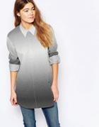 Wood Wood Nima Fade Shirt - Halftone Blk