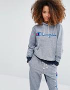 Champion Oversized Hoodie With Script Logo - Navy