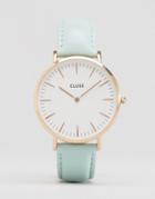 Cluse La Boh Me Rose Gold & Mint Leather Watch Cl18021 - Gold