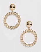 Pieces Gold Circle Earrings - Gold