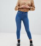 New Look Petite Jegging In Mid Blue - Blue