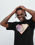 Diamond Supply Trotter Passport T-shirt With Logo In Black - Black
