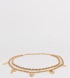 Reclaimed Vintage Inspired Chain Belt With Charms - Silver