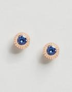 Ted Baker Plisse Crystal Ball Stud Earrings - Gold