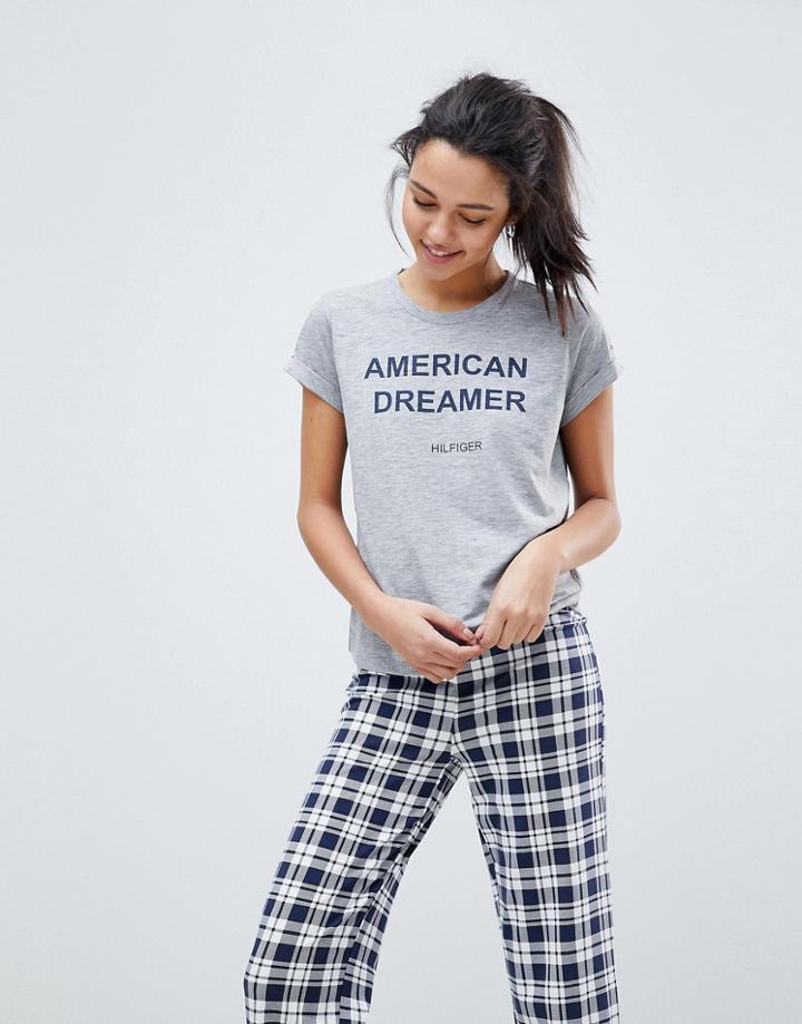 Tommy Hilfiger American Dreamer T Shirt - Gray