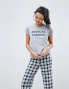 Tommy Hilfiger American Dreamer T Shirt - Gray