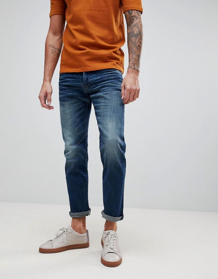 G-star D-staq 5-pkt Slim Jeans Midwash - Blue