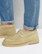 Selected Homme Ronni Suede Chukka Boots - Stone