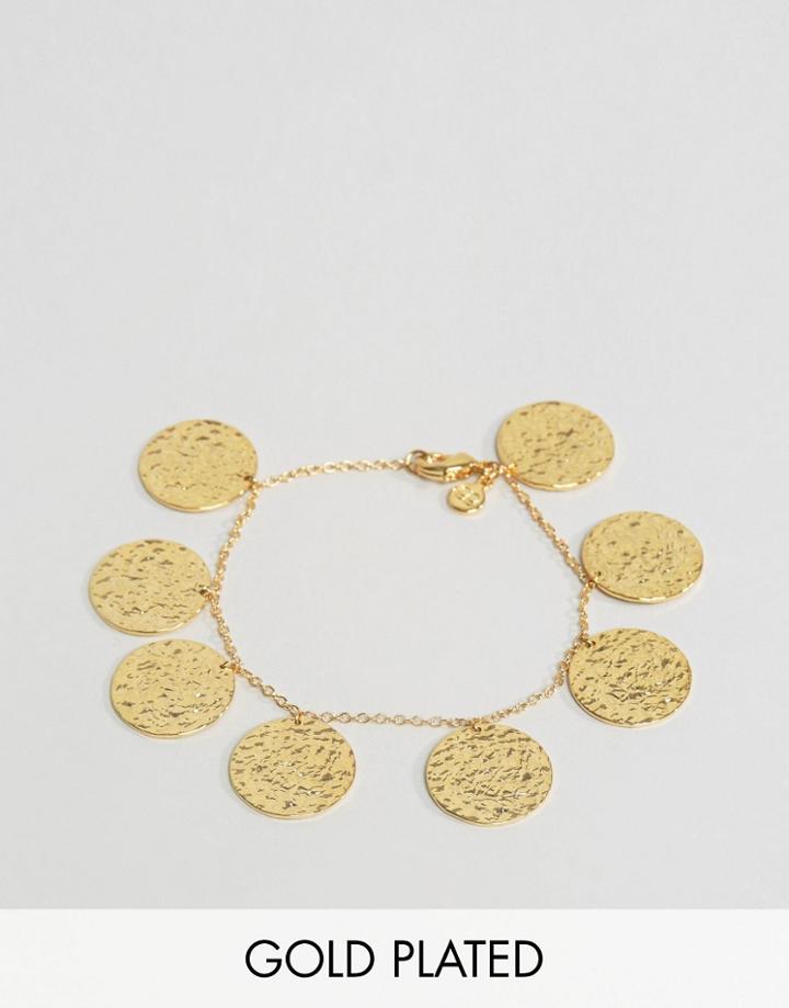 Gorjana Gold Plated Coin Bracelet - Gold