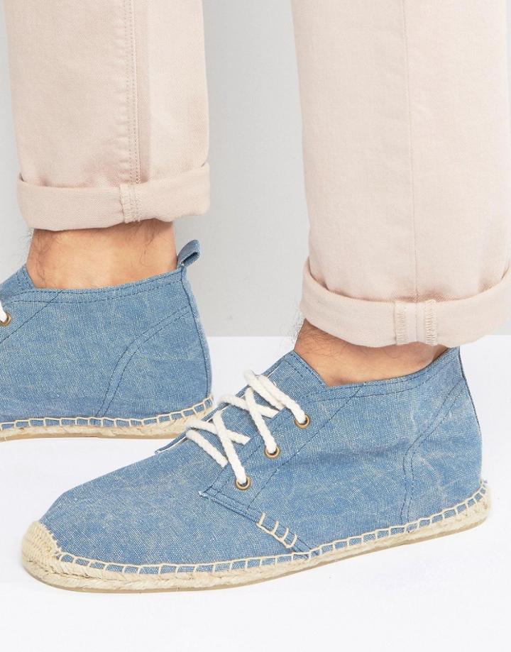 Soludos Desert Boot Espadrilles - Blue