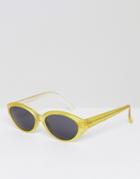 Reclaimed Vintage Inspired Round Sunglasses In Yellow - Yellow