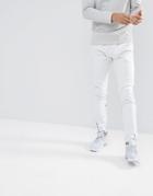 Diesel Tepphar Skinny Jeans In Off White - White