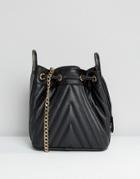 Asos Quilted Duffle Bag - Black