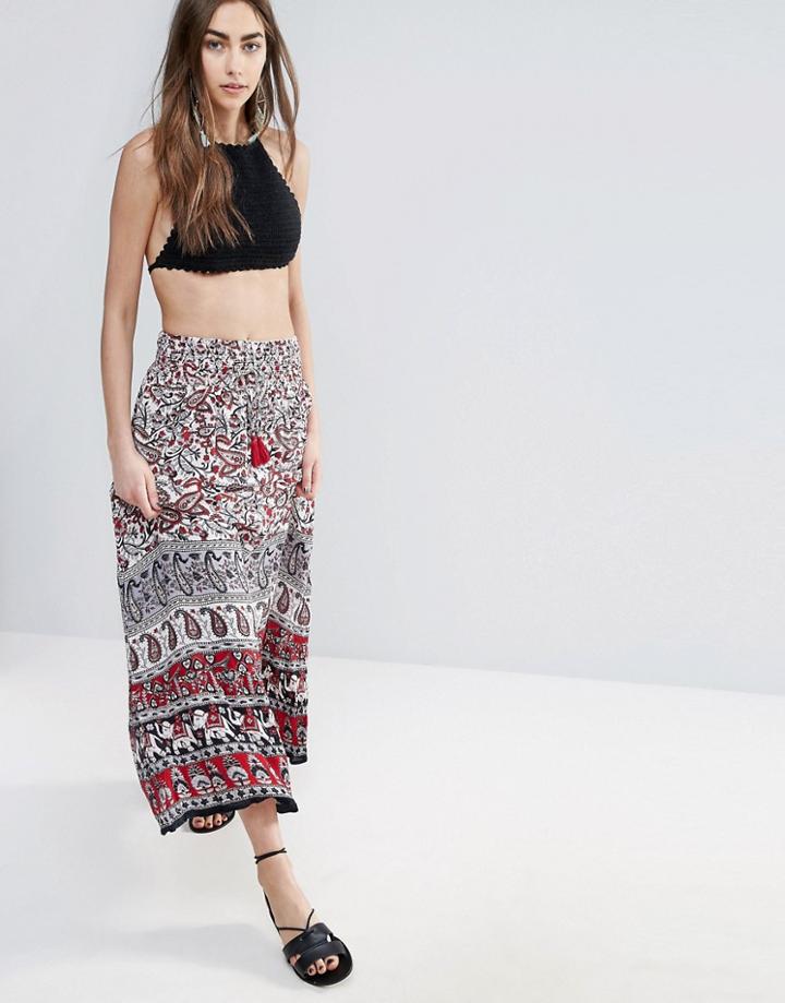 Raga Dreamweaver Printed Maxi Skirt - Multi