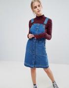 Pepe Jeans Cathy Denim Overall Dress - Blue