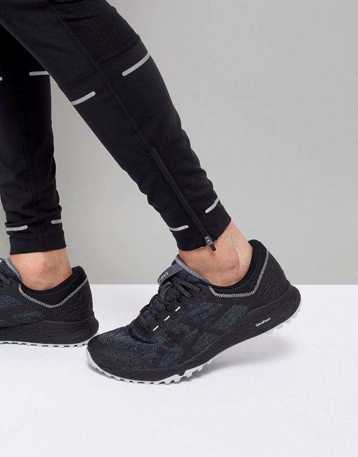 Asics Running Trail Alpine Xt Sneakers In Black T828n-9716 - Black