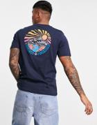 Element Balmore T-shirt In Navy