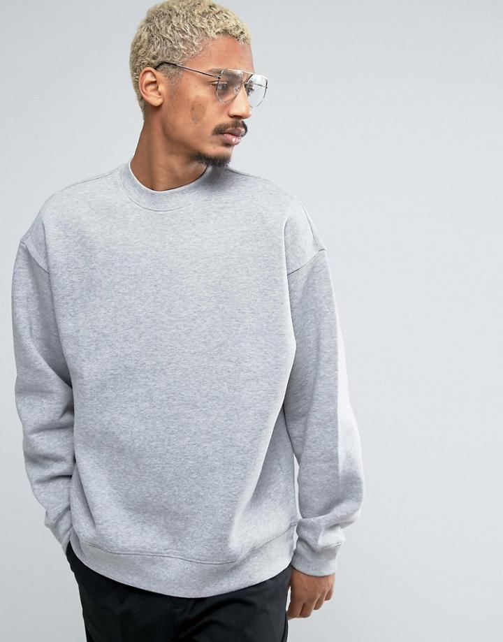 Weekday Big Steve Sweatshirt - Gray