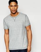 Franklin And Marshall Classic Crew Neck T-shirt - Sport Gray Melange