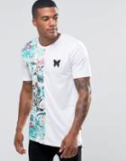 Good For Nothing T-shirt With Contrast Panels - White