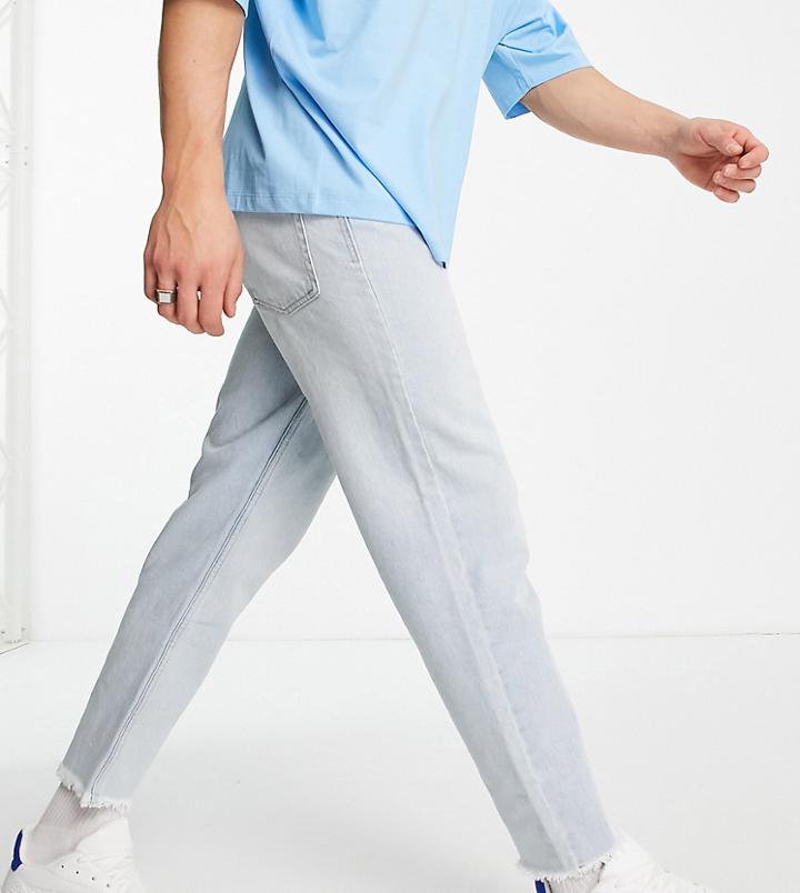 New Look Slim Rigid Jeans In Vintage Wash-blues