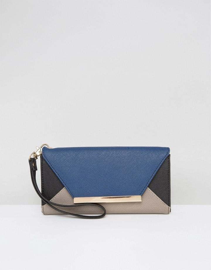Yoki Fold Over Purse - Navy