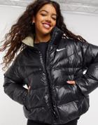 Nike Synthetic-fill Puffer Jacket In Black