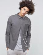 Systvm Cain Shirt In Ash - Gray