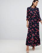Selected Femme Printed Maxi Dress - Multi