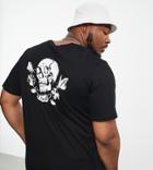 Bolongaro Trevor Plus Moth Skull T-shirt-black