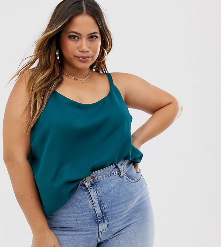 Asos Design Curve Eco Scoop Neck Cami