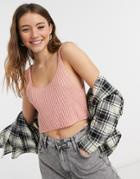 Cotton: On Knit Cami In Pink