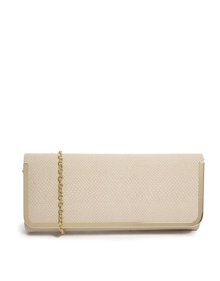 Aldo Athineum Faux Snake Clutch