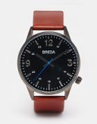 Breda Stainless Steel Strap Watch - Brown