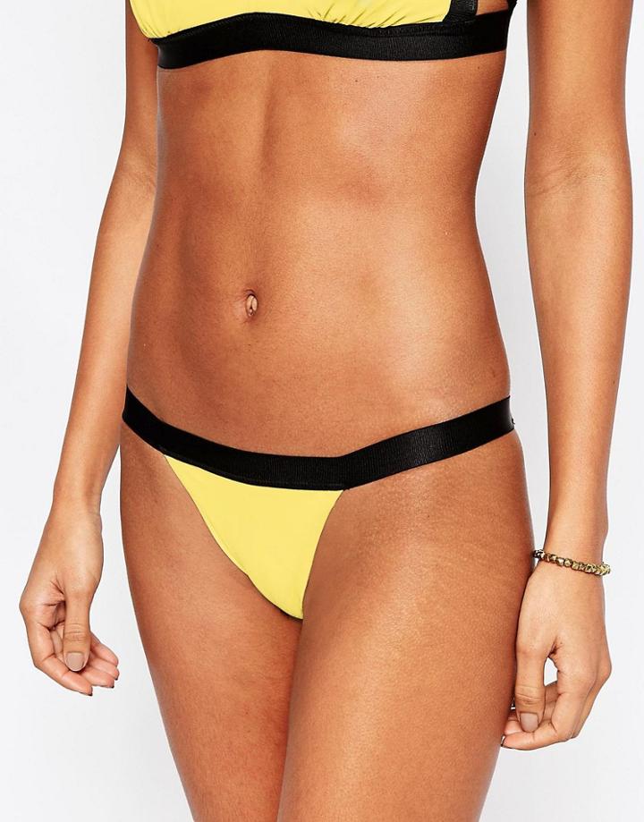 Blue Life Monte Carlo Bikini Bottoms - Lemonade