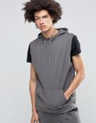 Systvm Sect Sleeveless Hoodie - Blue