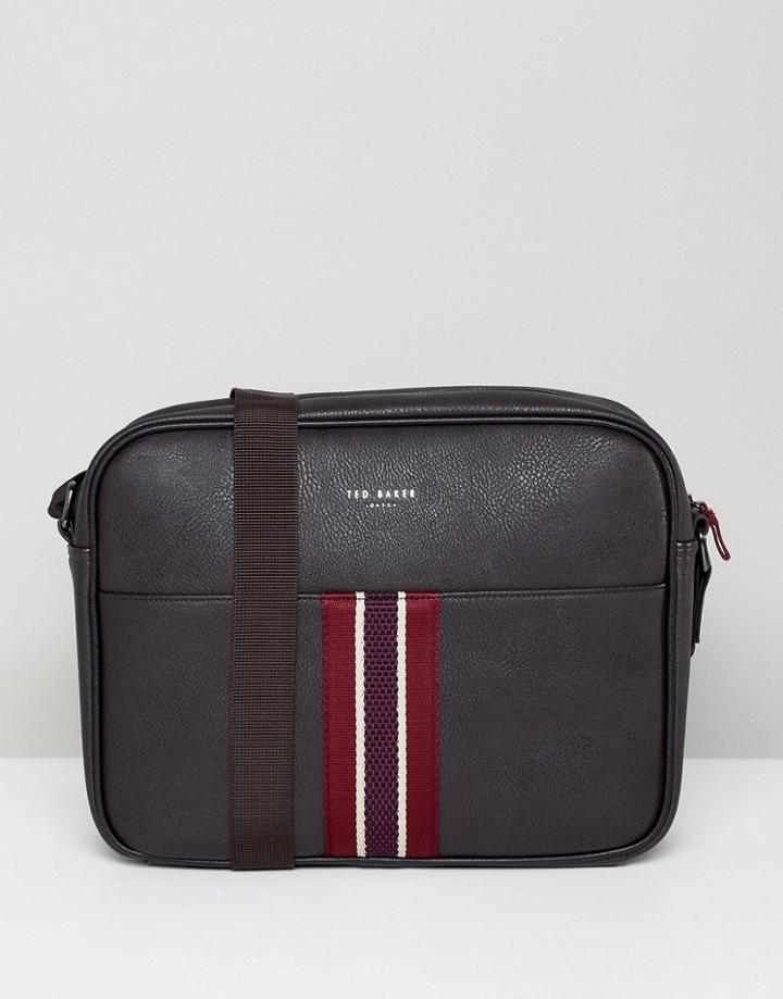 Ted Baker Oxbridge Webbing Messenger Bag - Brown
