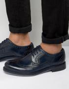 Ted Baker Ttanum Derby Brogue Shoes - Blue