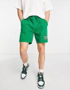 Tommy Jeans Acid Capsule Logo Corduroy Shorts In Green
