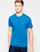 Lyle & Scott T-shirt With Eagle Logo In Blue Marl - Deep Cobalt