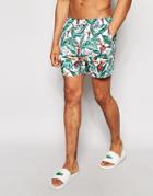 Another Influence Parrot Swim Shorts - Green
