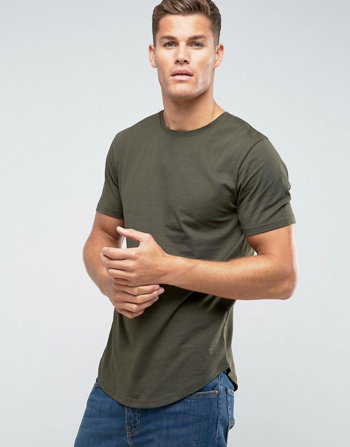 Troy Longline T-shirt - Green