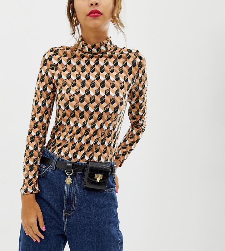 River Island Belt Bag In Black - Black