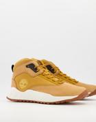 Timberland Solar Wave Mid Boots In Wheat Tan-brown