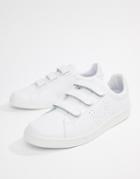 Fred Perry B721 Strap Sneakers In White - White