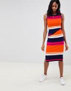 Oasis Color Block Knitted Skirt - Multi
